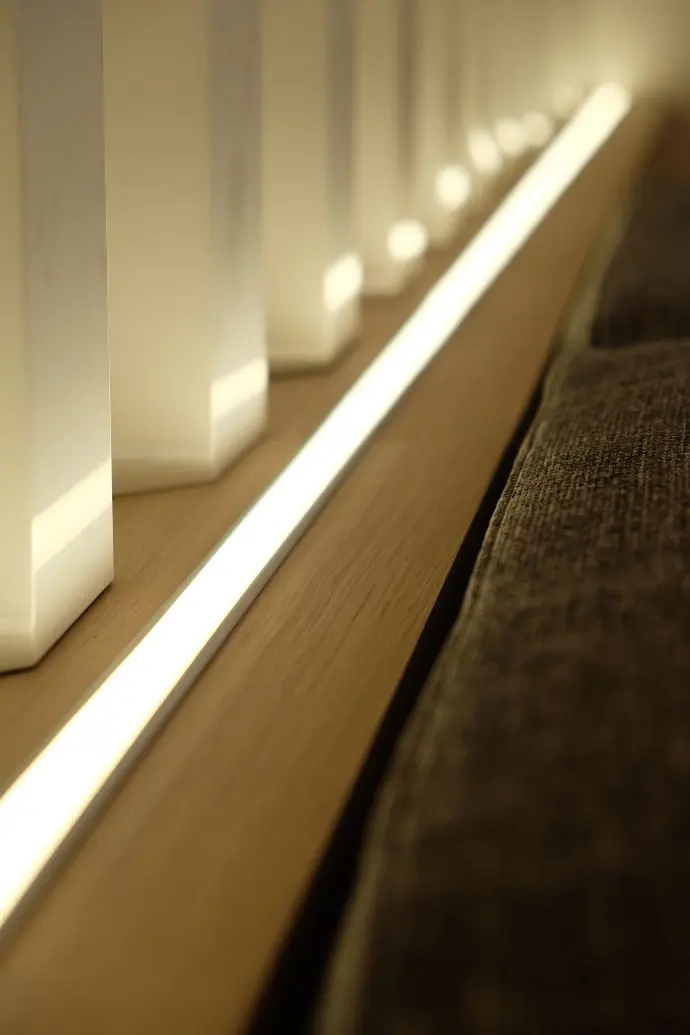 installation d'un bandeau led dans une résidence étudiante