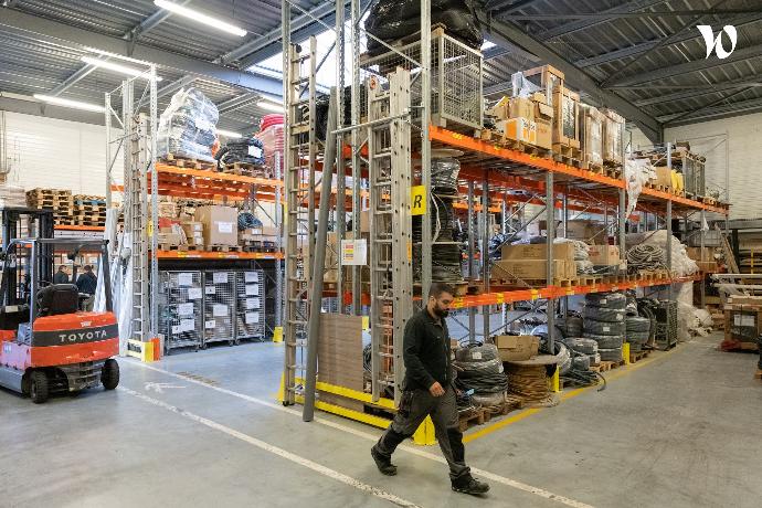 photo du stock de l'entreprise 