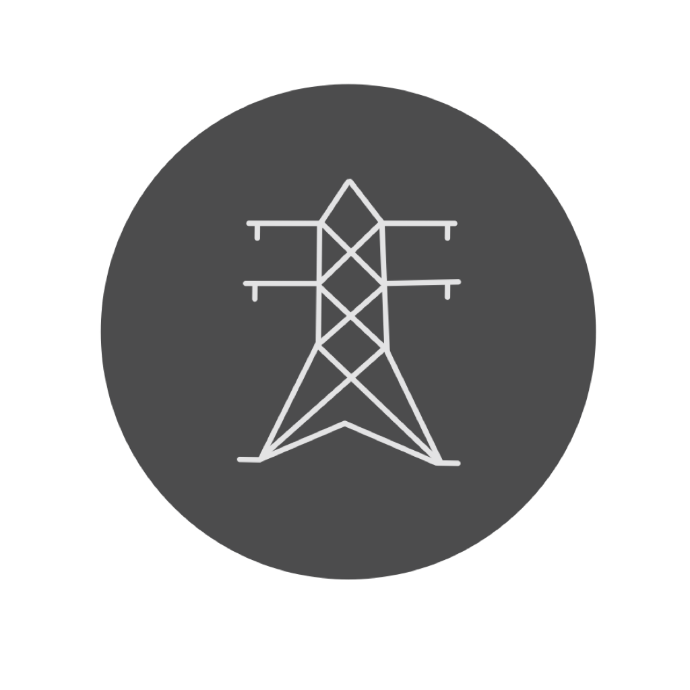 icône réhabilitation électrique icône réhabilitation électrique gris et blanc